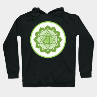 Love is key to all Heart Chakra- Blue Hoodie